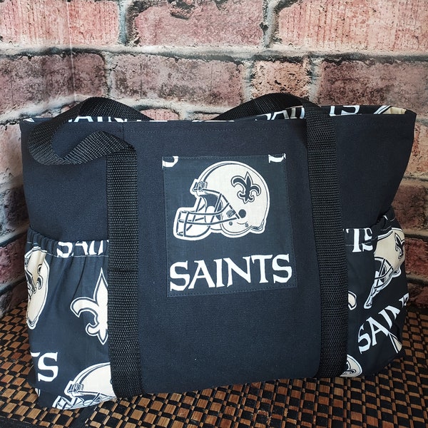 New Orleans Saints   tote, gift bag, Sport fans bag, Shoulder bag, gift for her, present for dad, travel bag