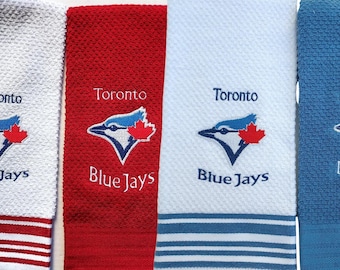 Toronto Blue Jays  Tea Towels: 100% Cotton, Set of 2