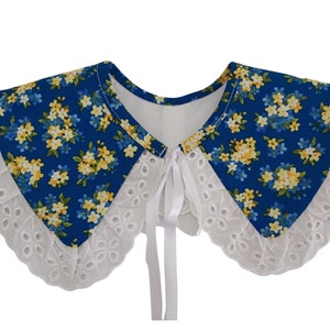 Girl Detachable Collar Lace retro victorian collar,Peter pan collar, frill collar,Pelgrim outfit oversize collar Ruffle collar, bib collar