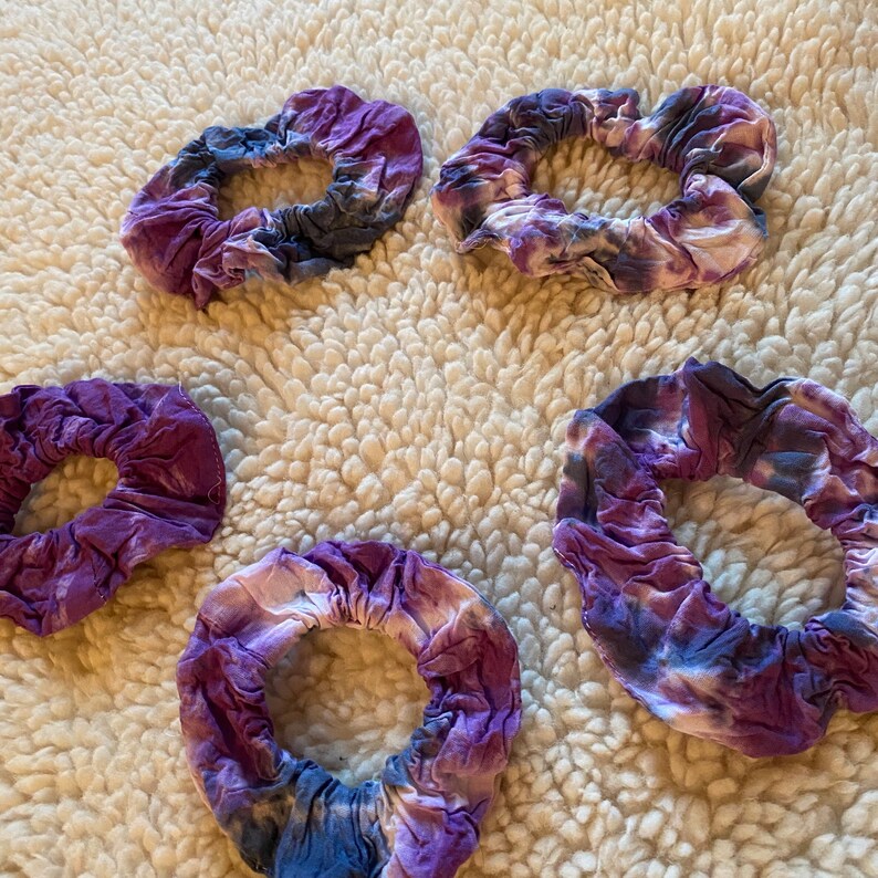 Tie Die Scrunchies