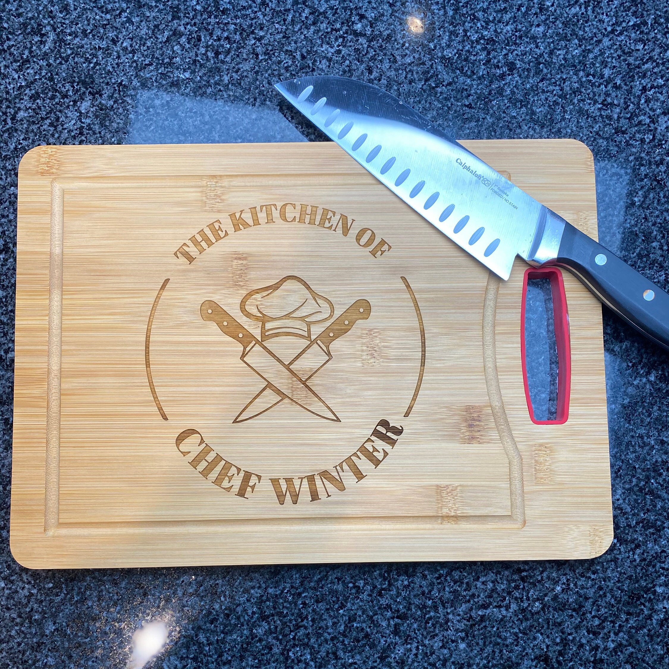 Chef Cutting Board Engraved Personalized Cutting Board or Etsy