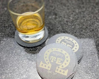 Custom Greek Organization Coasters - Personalized Fraternity & Sorority Drink Coasters