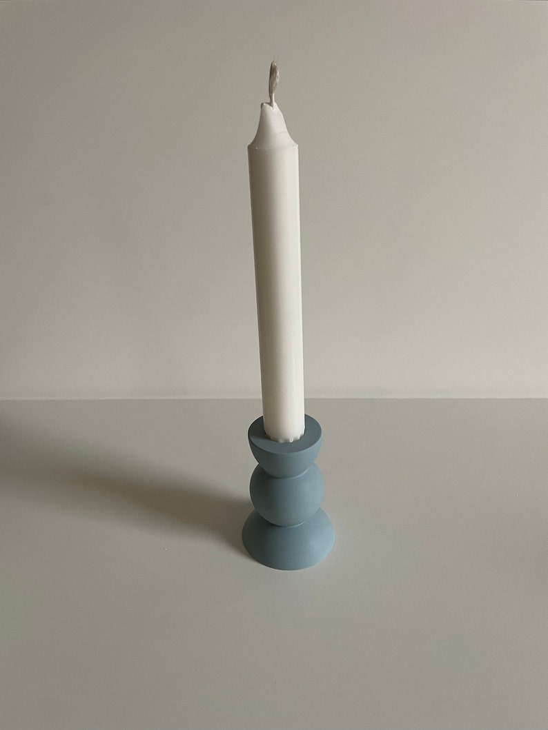 Candlestick uni Bubble candlestick Candle holder stick candle Candlestick monochrome image 2