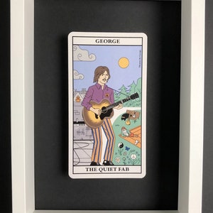 George the Quiet Fab - Grande carte encadrée