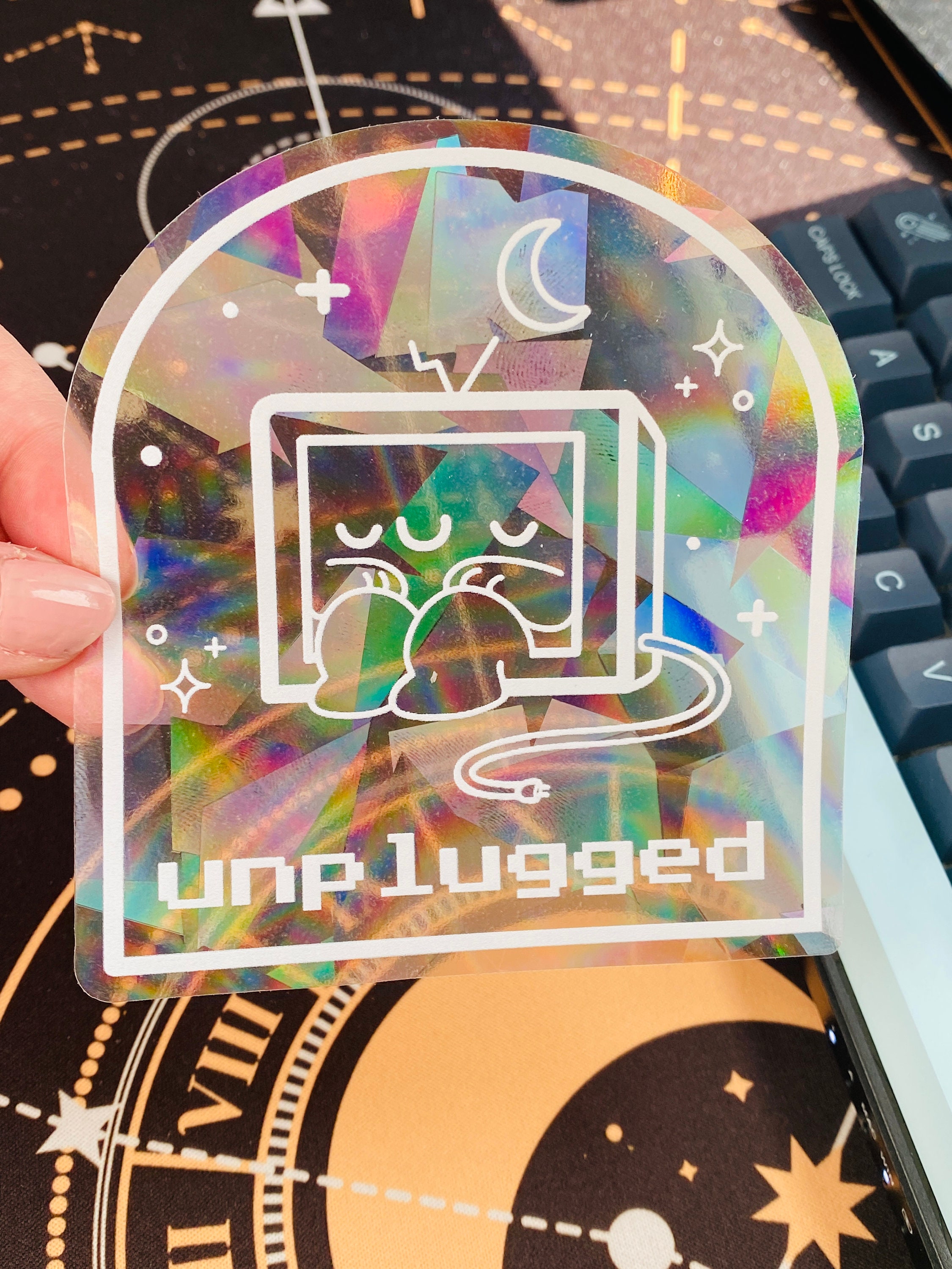 Unplugged Rainbow Making Sticker Rainbow Suncatcher Sticker | Vinyl ...