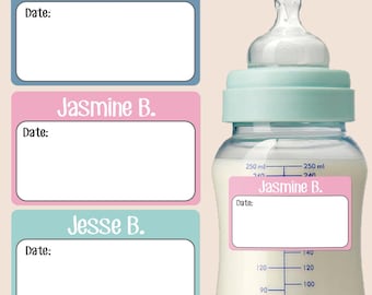 Personalized Baby Bottle Labels - 15 Labels