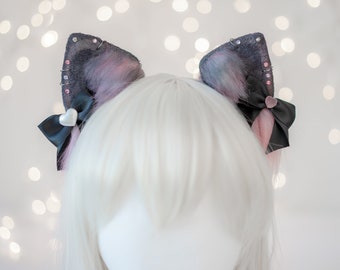 Dark Love Cat Ears | Anime Cosplay | Pink Cat Ears