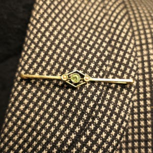 Antique 15ct Gold Brooch, Peridot & Seed Pearl