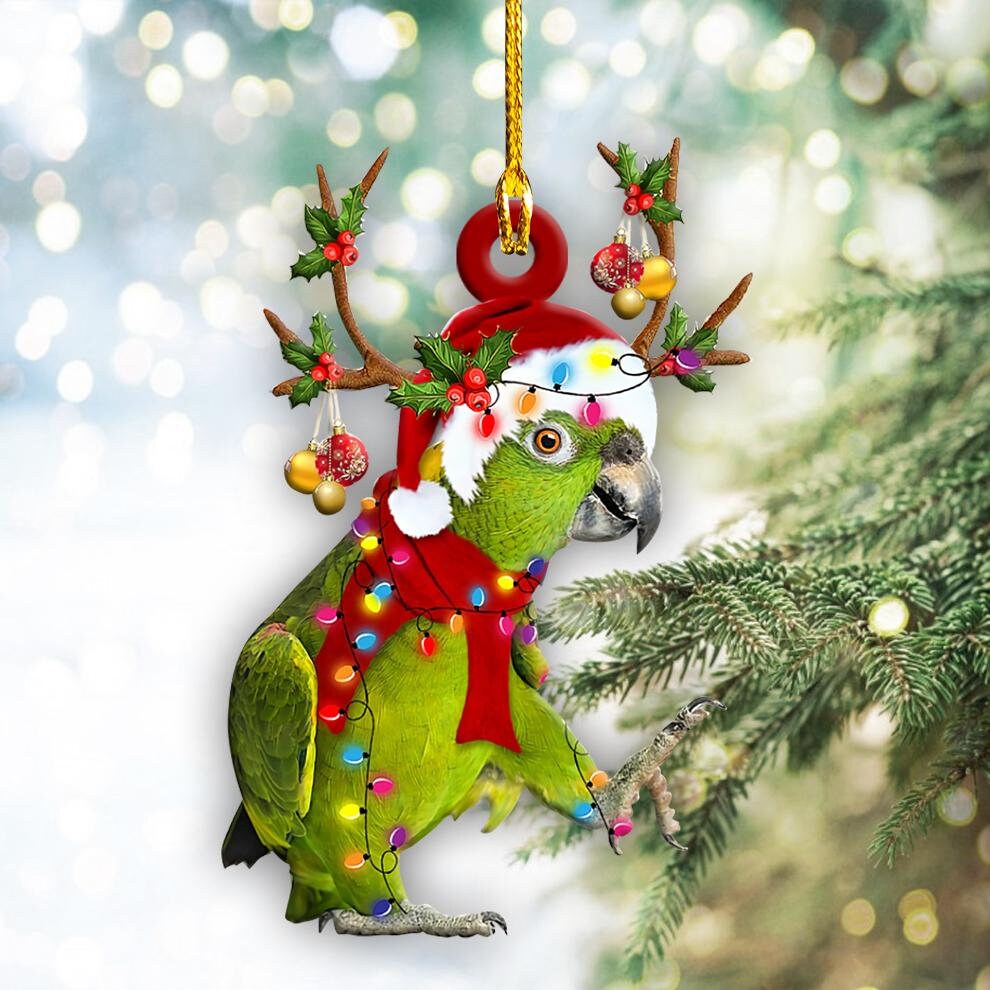Parrot Christmas Light Shape Ornament New Memories Gift Gift Etsy