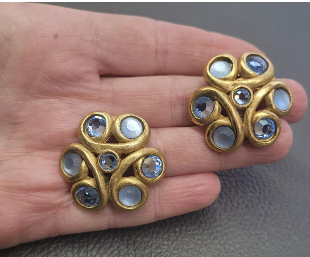 Boucles d'oreilles DISCO Iris émeraude – EMPREINTES Paris