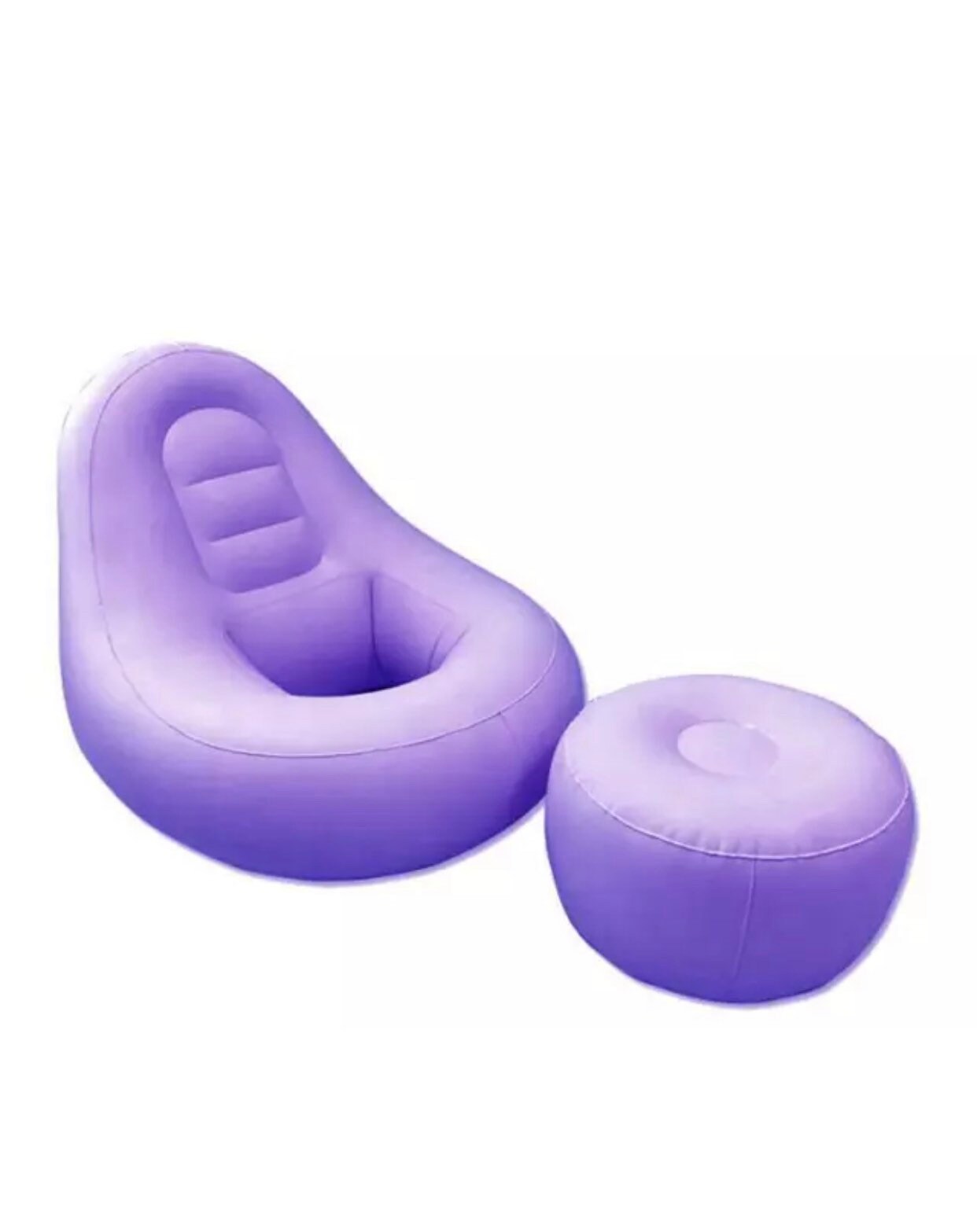 Bbl Sofa Chair With Ottoman Purpleready to Ship Etsy