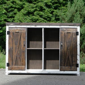 Mini Farmhouse-Style Console Table 50W X 12D X 27H