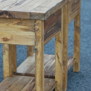 Set of 2 Rustic Farmhouse-Style Bedside Cabinet W/Drawer & Shelf for your bedroom Or for a great gift / Set or Single image 6