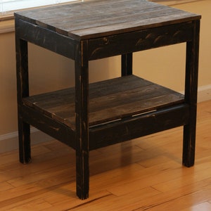 Large Rustic Farmhouse Side Table - Etsy