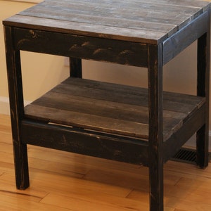Large Rustic Farmhouse Side Table - Etsy