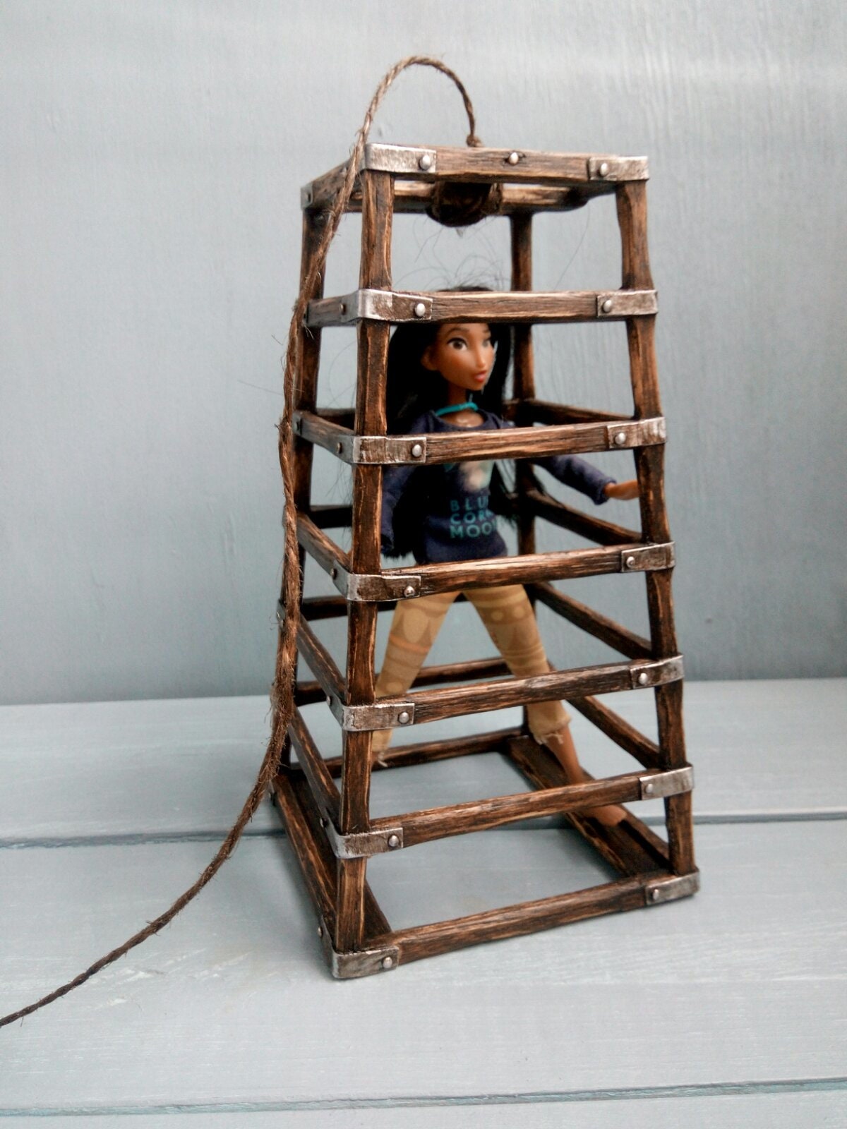 1:12 Scale Torture Cage Wooden Cage Torture Device - Etsy Australia
