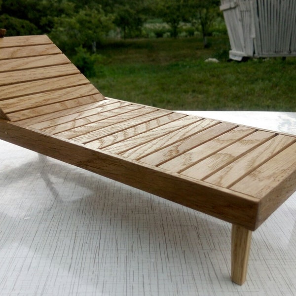 transat, échelle 1:6, chaise de plage, chaise longue de jardin