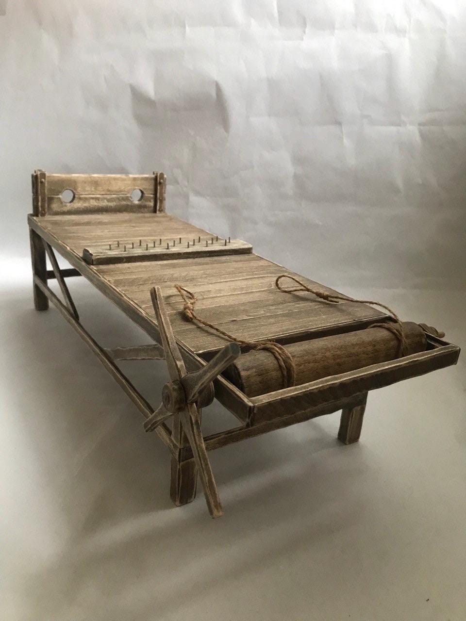 Medieval Rack – 1:6 Scale Wooden Miniature Torture Device Model - Etsy UK