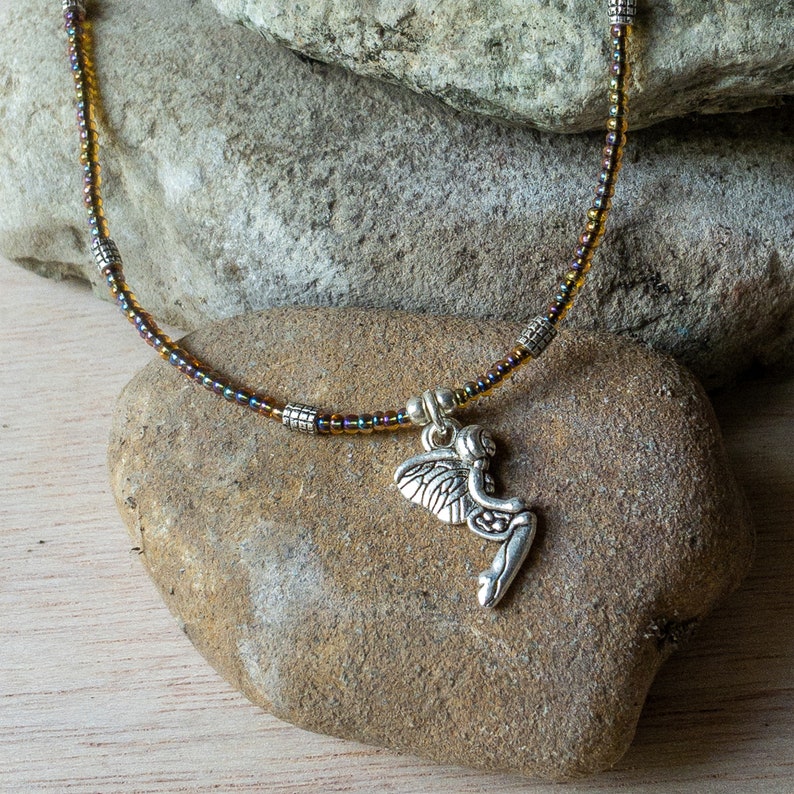 Beaded Choker Beaded Charm Necklace Fall Fashion Chokers For Girls Choker Necklace Fairy Charm Necklaces Autumn Jewelry