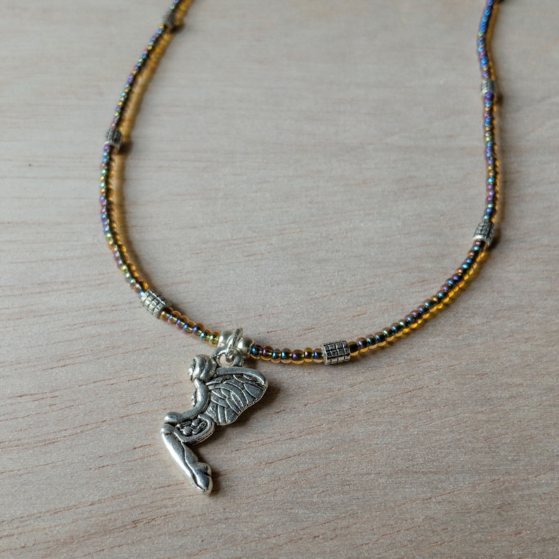 Beaded Choker Beaded Charm Necklace Fall Fashion Chokers For Girls Choker Necklace Fairy Charm Necklaces Autumn Jewelry