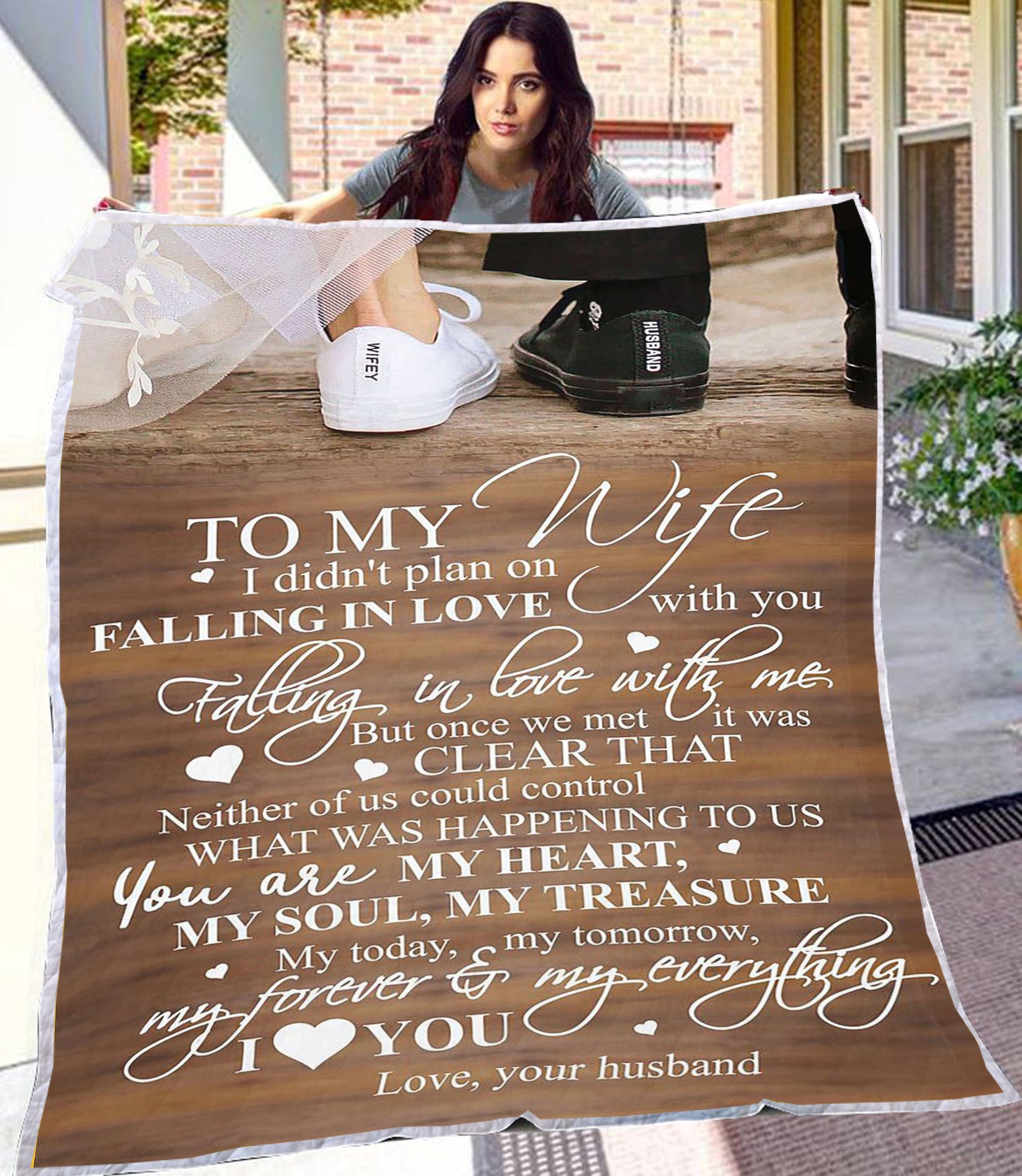 To My Wife Blanket Wife Blanket Gift for Wife To My Wife Etsy