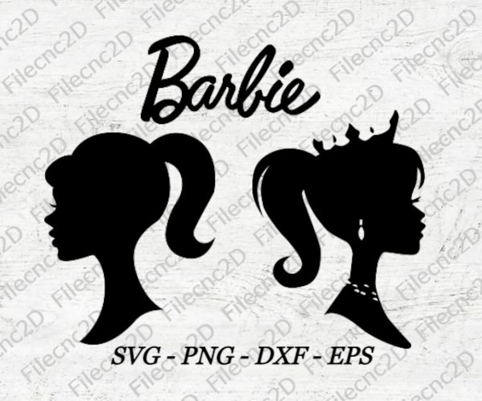 barbie and ken svg