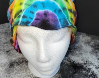 Beanie Skull caps rainbow tie dye