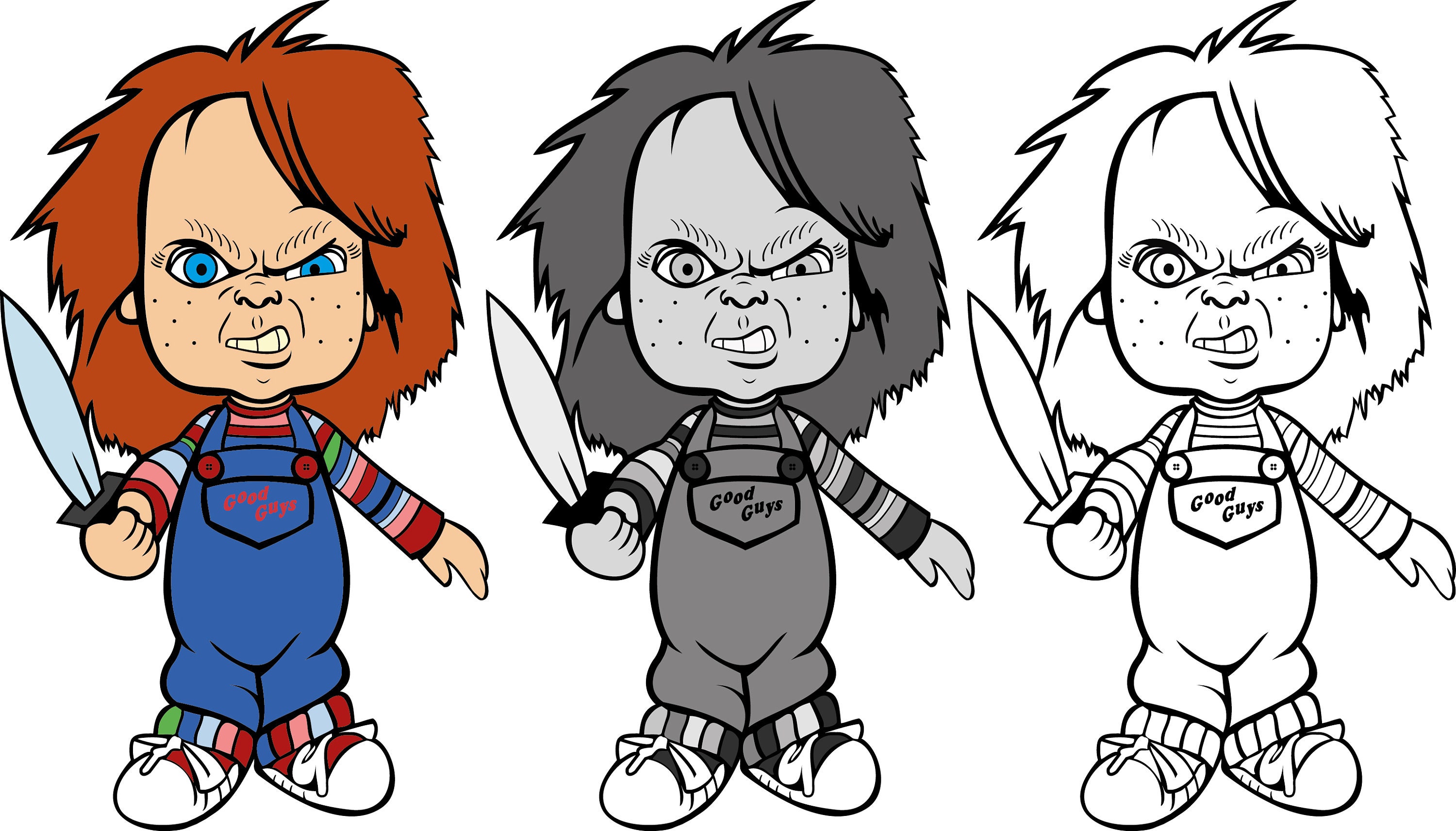 Chucky clipart digital download printable | Etsy