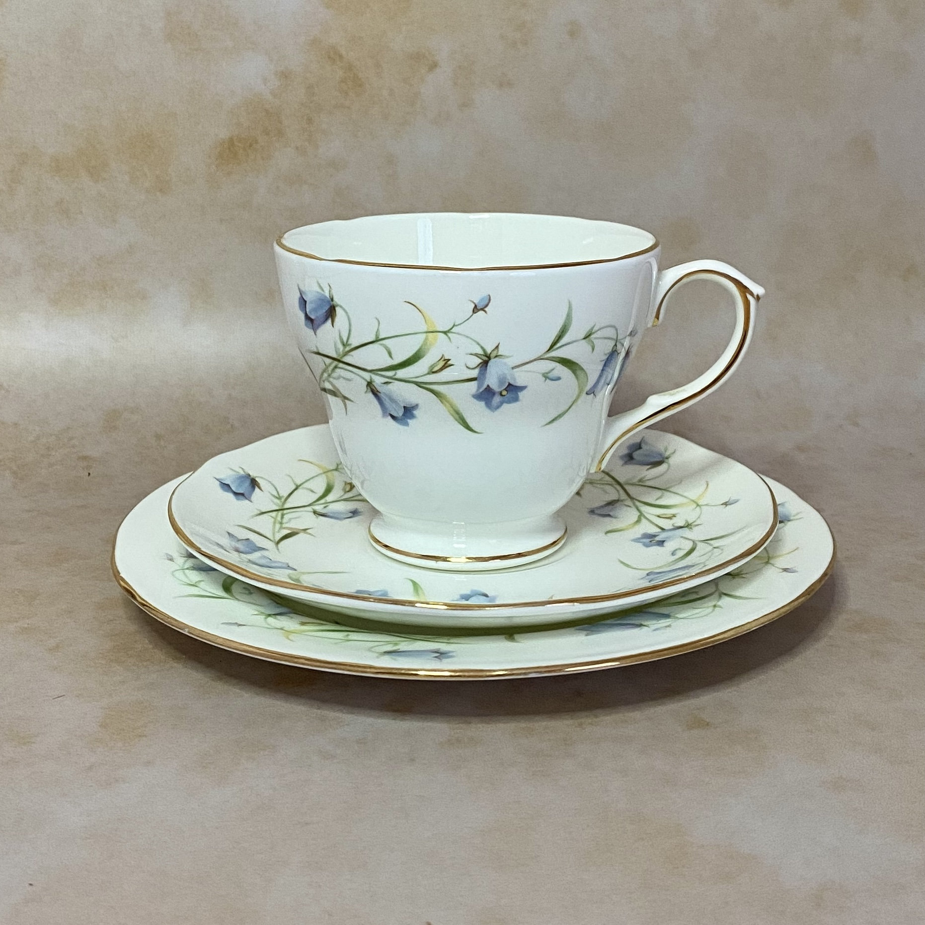 Vintage Duchess Harebell Trio With Teacup, Saucer and Tea Plate