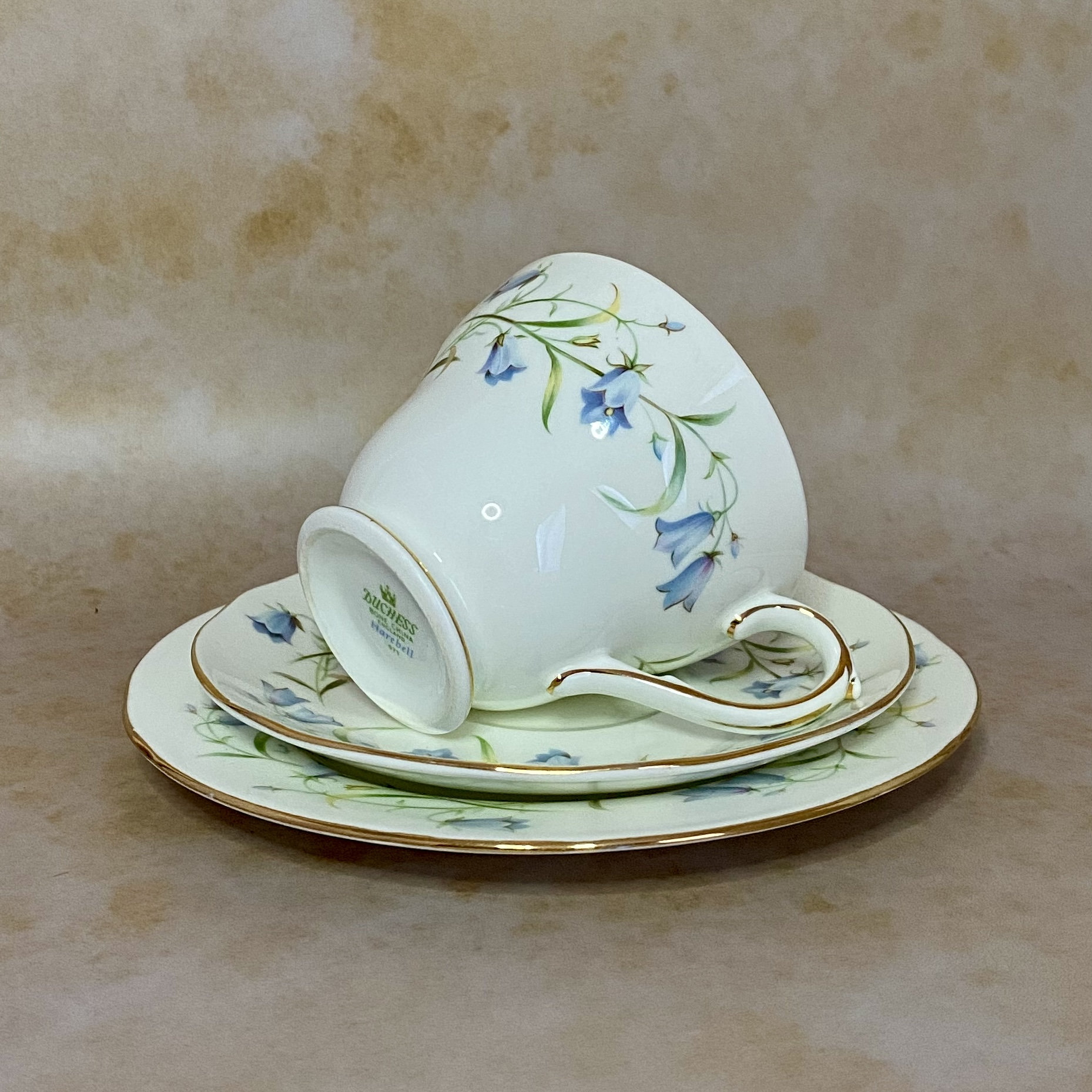 Vintage Duchess Harebell Trio With Teacup, Saucer and Tea Plate