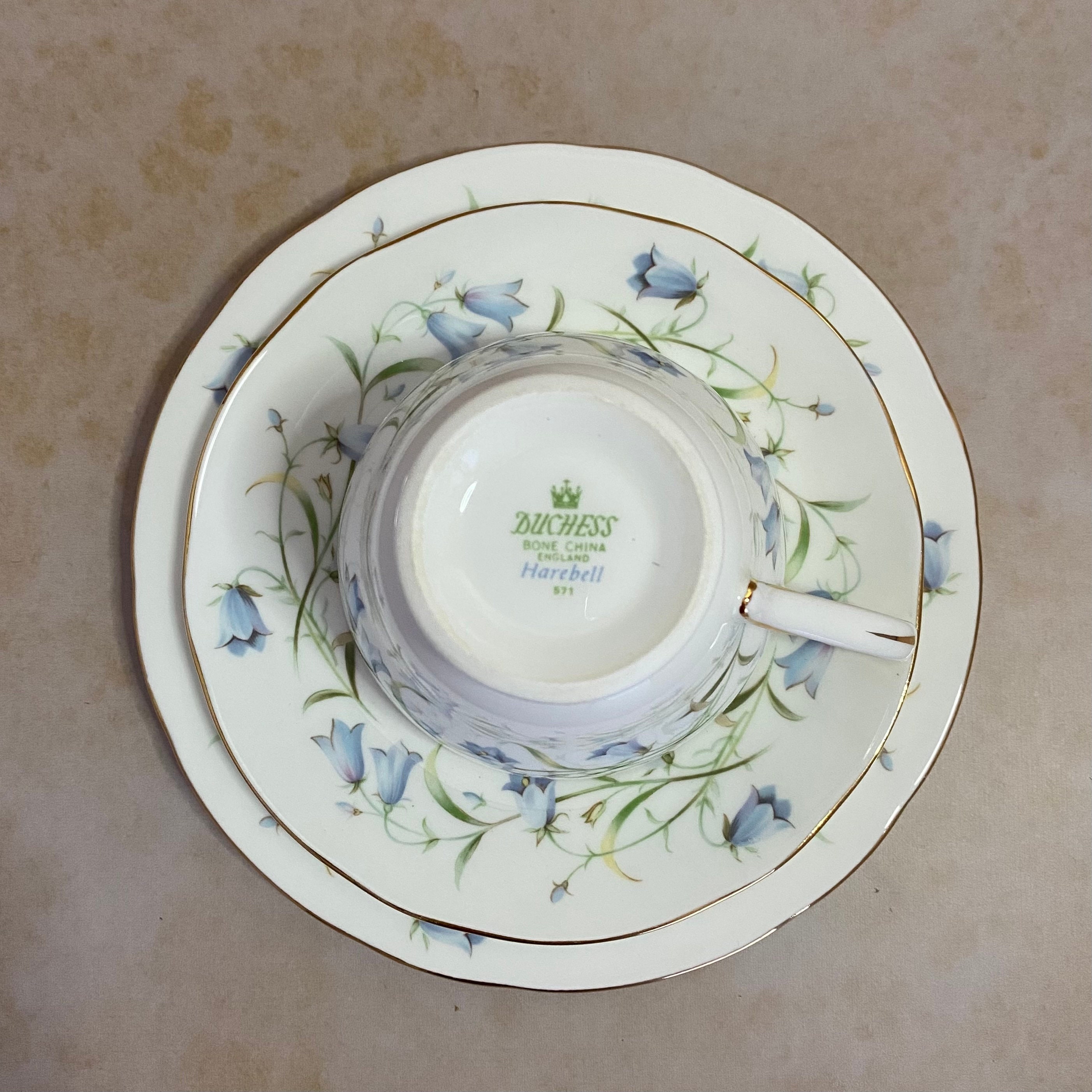 Vintage Duchess Harebell Trio With Teacup, Saucer and Tea Plate