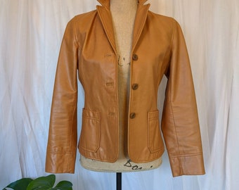 gap leather jacket womens