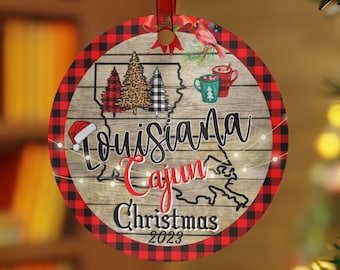 Cajun Christmas 2026, Louisiana Christmas, Cajun Christmas Ornament, Christmas Decor, Christmas Ornament, Holiday Ornament, Christmas Tree,