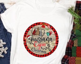 Cajun Louisiana Christmas Sweatshirt: Unisex Holiday Shirt