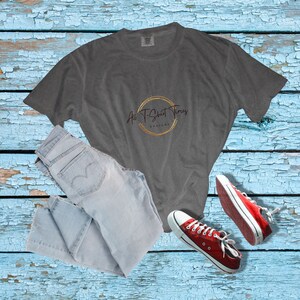 Comfort Colors 1717 T-Shirt Mockup - Pepper (Digital Download)
