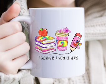 Personalized Teacher Mug, Custom Teacher Name Gift, Teacher Appreciation Cup, Gifts For Teachers, Back to School