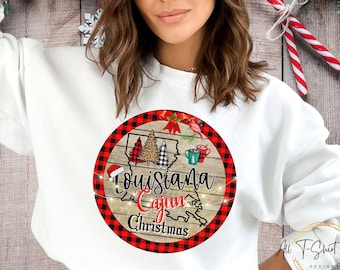Cajun Christmas Sweatshirt: Louisiana Holiday Sweater