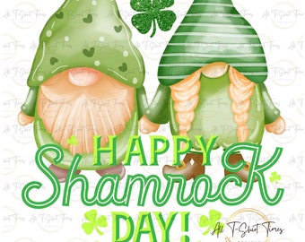 Gnomos del Día de San Patricio PNG: Diseño de Travesuras Irlandesas (Descarga digital)