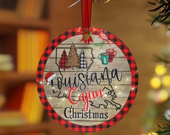 Cajun Christmas Ornament: Louisiana Holiday Decor