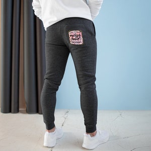 Funny Sweatpants, Christmas Gift, Messy Bun Sweatpants, Sarcastic Sweatpants, Funny Shirt, Matching, Co-Worker Gift, Unisex Premium Joggers