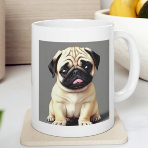Pug Mug Funny Coffee Mugs Pet Mugs Custom Cups Pug Mom Mug Sarcastic Mug Humorous Mug Funny Quote Mug Pug Gift Dog Gift