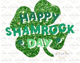 St. Patrick's Day Shamrock PNG: Irish Shenanigans Design (Digital Download)
