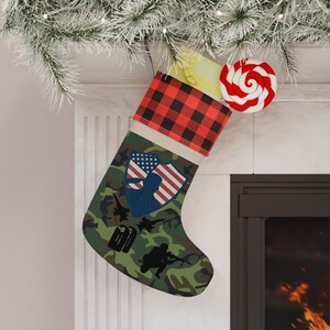 Camouflauge Christmas Stocking, Camouflage Christmas Stocking, Camo Christmas Stocking, Solider Christmas Stocking, Military Christmas