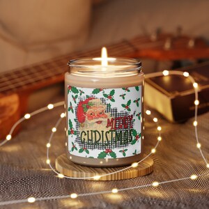 Christmas Candle, Soy Candle, Christmas Gift, Vegan Christmas Candle, Candle For Christmas, Merry  Christmas, Gift For Her, Bath Candle