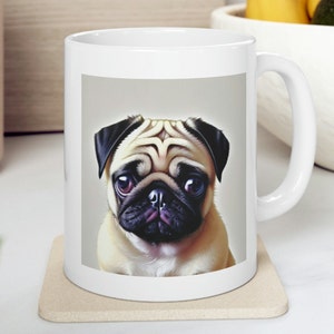 Pug Mug Funny Coffee Mugs Pet Mugs Custom Cups Pug Mom Mug Sarcastic Mug Humorous Mug Funny Quote Mug Pug Gift Dog Gift Pug Puppy Gift