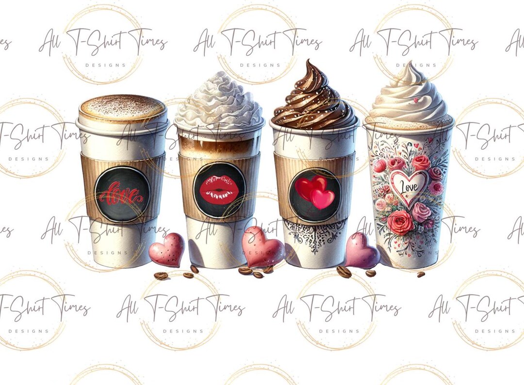 XOXO PNG, Coffee Png, XOXO Valentine's Day Png, Valentine Coffee Png ...