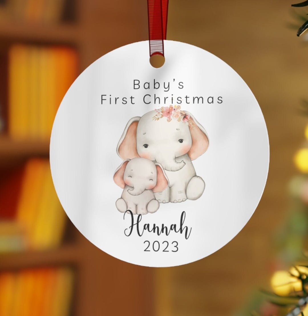 First Christmas Ornament 2023, Personalized Baby Christmas Ornament