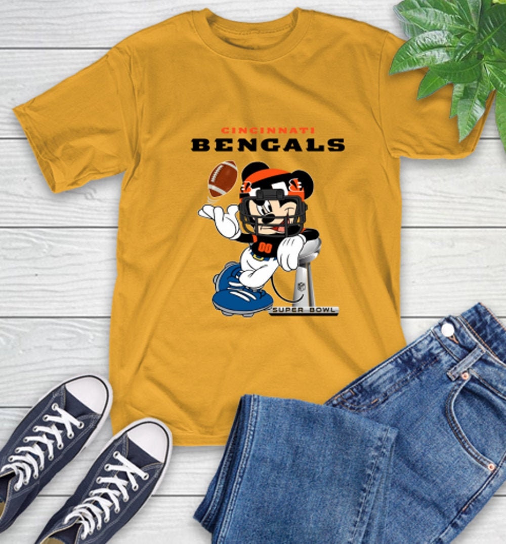 Cincinnati Bengals Shirt Mickey Mouse Cincinnati Bengals | Etsy