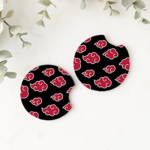 Ninja cloud Ceramic Car Coaster | Set of Two