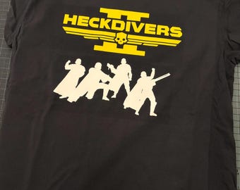 Helldivers Inspired Funny Heckdivers T-Shirt